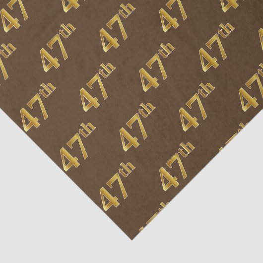 Braun, Imitate Gold 47. (siebenundvierzigste) Vera Seidenpapier (Ausschnitt)