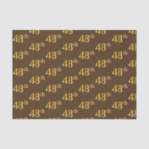 Braun, Imitate Gold 48. (Achtundvierzigste) Verans Seidenpapier