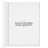 Braun, Imitate Gold 4. Geburtstag + Individuelle N (Innen (Rechts))