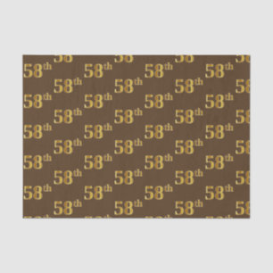 Braun, Imitate Gold 58. (Achtundfünfzigste) Verans Seidenpapier