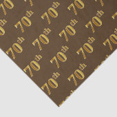 Braun, Imitate Gold 70. (Siebzigste) Veranstaltung Seidenpapier (Ausschnitt)