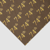 Braun, Imitate Gold 74. (Vierundsiebzig) Veranstal Seidenpapier (Ausschnitt)