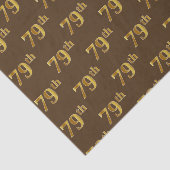 Braun, Imitate Gold 79. (neunundsiebzig) Veranstal Seidenpapier (Ausschnitt)