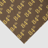 Braun, Imitate Gold 84. (Achtzigste) Veranstaltung Seidenpapier (Ausschnitt)