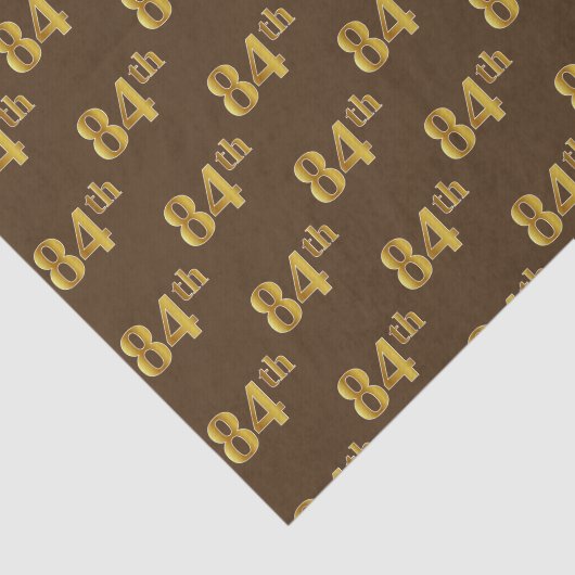 Braun, Imitate Gold 84. (Achtzigste) Veranstaltung Seidenpapier (Ausschnitt)