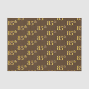 Braun, Imitate Gold 85. (85.) Veranstaltung Seidenpapier