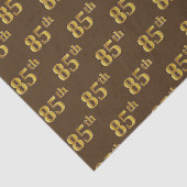 Braun, Imitate Gold 85. (85.) Veranstaltung Seidenpapier (Ausschnitt)