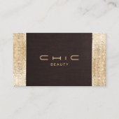 Braun-IMITATE Gold-Sequenzer Schönheit Visitenkarte (Vorderseite)