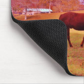 > Braun in einem träumfarbenen Feld Mousepad (Ecke)