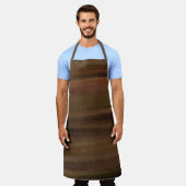 Braun ist meine Lieblingsfarbe große Schürze (Getragen)