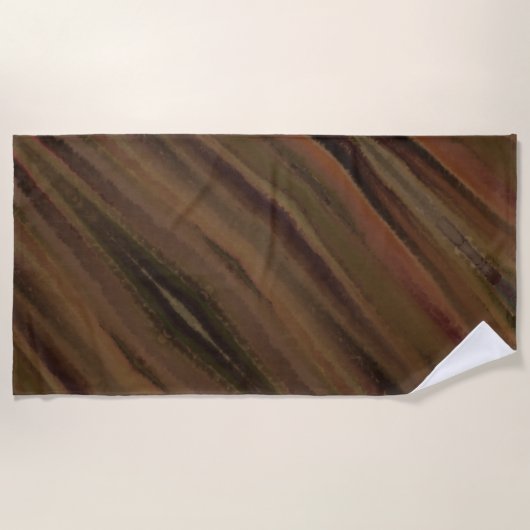 Braun ist meine Lieblingsfarbe Strandtuch (Vorderseite)