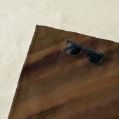 Braun ist meine Lieblingsfarbe Strandtuch (Beispiel)