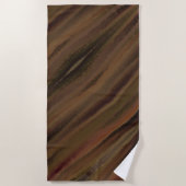 Braun ist meine Lieblingsfarbe Strandtuch (Vorderseite)