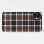 Braun Kariert Case-Mate iPhone Hülle (Rückseite (Horizontal))
