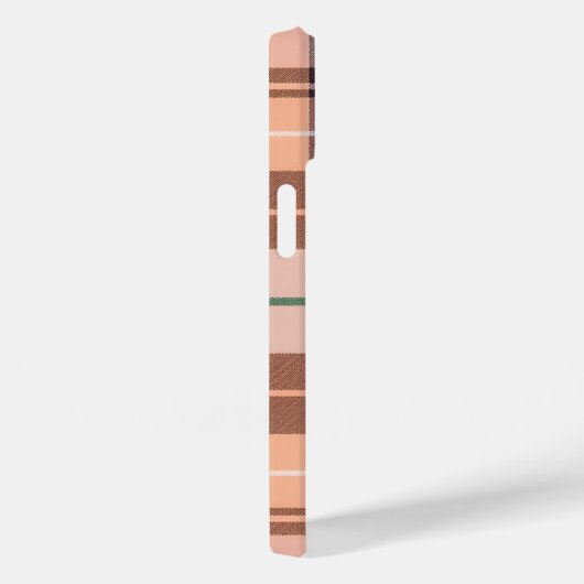 braun kariert Case-Mate iPhone hülle (Rückseite / Rechts)