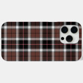 Braun Kariert Case-Mate iPhone Hülle (Rückseite (Horizontal))