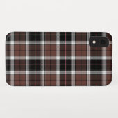 Braun kariert Case-Mate iPhone hülle (Rückseite (Horizontal))
