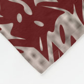 braun Kariert Fleecedecke (Ecke)