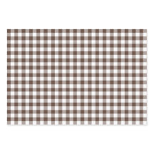 Braun kariert Gingham