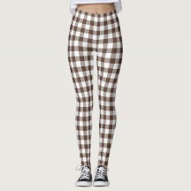 Braun kariert Gingham