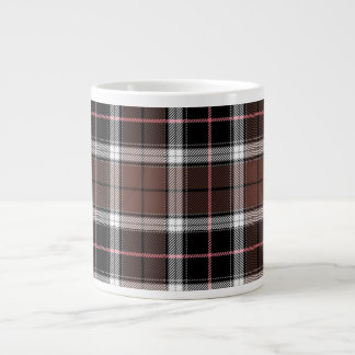 Braun kariert Jumbo-Tasse