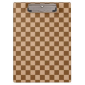 braun kariert klemmbrett (Vorderseite)