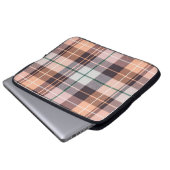 braun kariert laptopschutzhülle (Vorne Knopf)