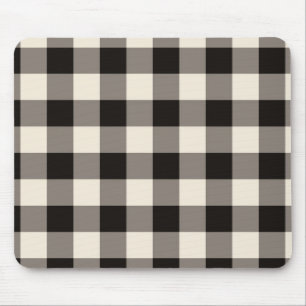 Braun kariert mousepad