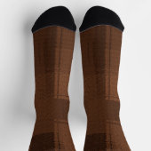 braun Kariert Socken (Oben)
