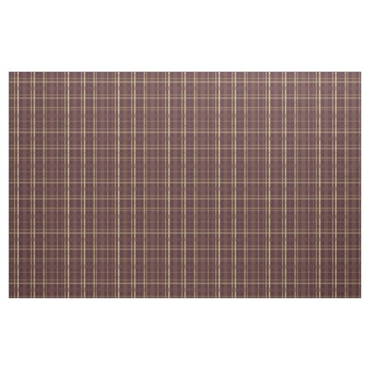 braun Kariert Stoff (Fat Quarter (45,7 x 55,9 cm))