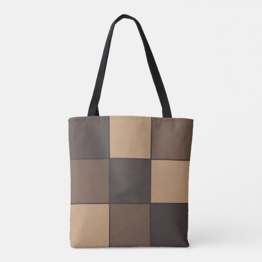 braun kariert tasche (Rückseite)