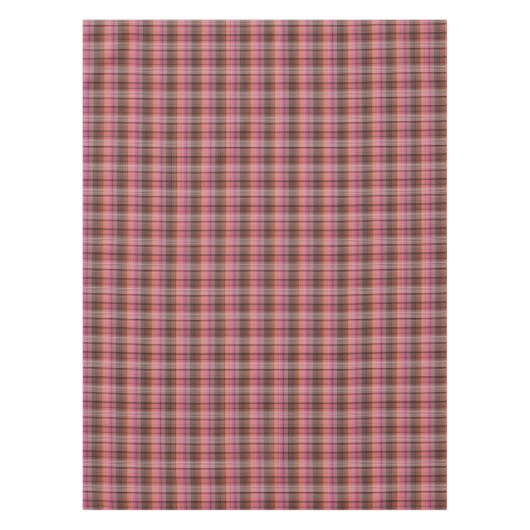 Braun kariert. tischdecke (Vorderseite)