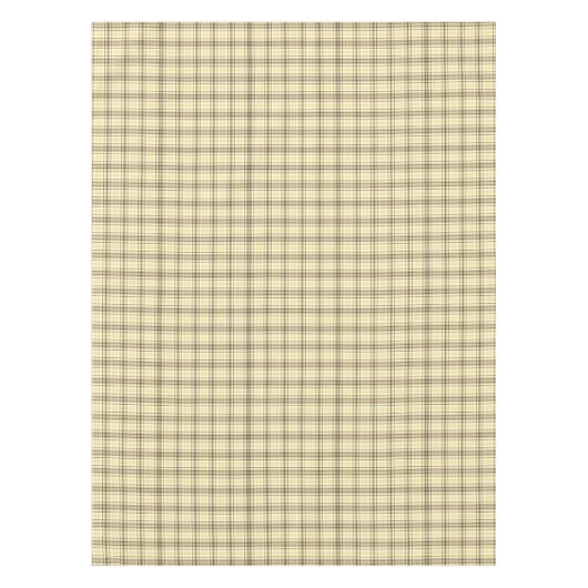 braun Kariert Tischdecke (Vorderseite)