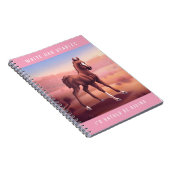 Braun-Kastanienfohlen Notizblock (Rechte Seite)