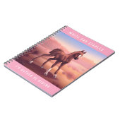 Braun-Kastanienfohlen Notizblock (Linke Seite)