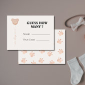 braun können wir frühzeitig warten Ratet wie viele Begleitkarte