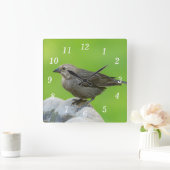 Braun Kopf Cowbird Wall Uhr (Zuhause)