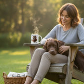 Braun Labrador Wasserfarbe Personalisieren Kaffeez Kaffeetasse