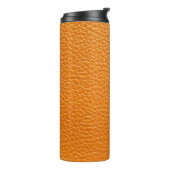 Braun Lederstruktur Thermosbecher (Nach links gedreht)