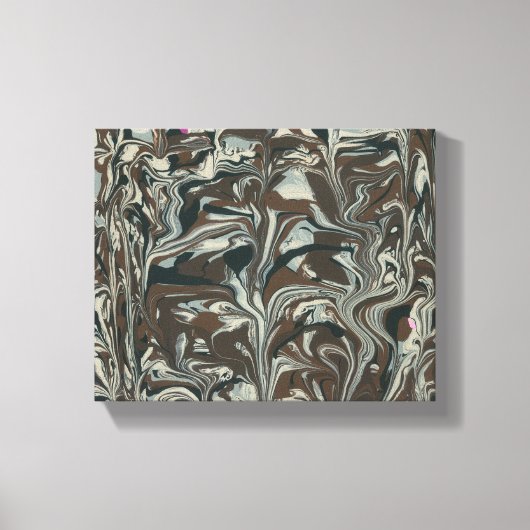 braun leinwanddruck (Vorderseite)