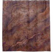 Braun-Marmor-Duschvorhang Duschvorhang (Vorderseite)