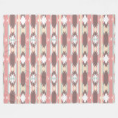 Braun, Mauve & Green Aztec, Südwestliche Fleece (Vorderseite (Horizontal))
