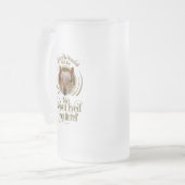 Braun Mit Augen Eichhörnchen - lustiger Eichhörnch Mattglas Bierglas (Vorderseite Links)