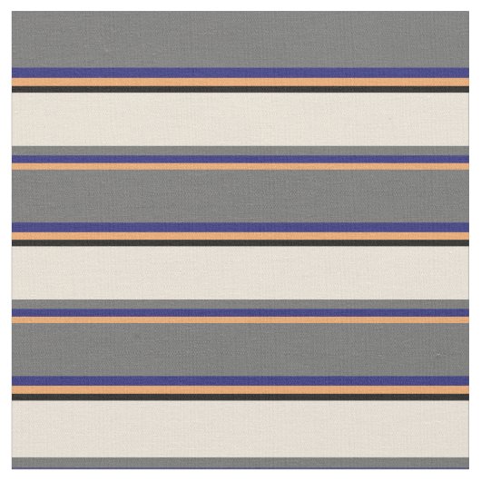 Braun, Mitternachtsblau, Dim Gray, Bisque und Blac Stoff (Nahaufnahme)