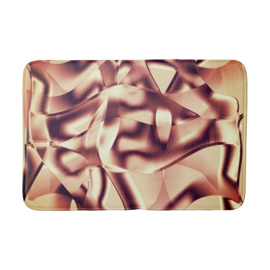 Braun- oder bordeauxrot, beige badematte (Vorderseite)