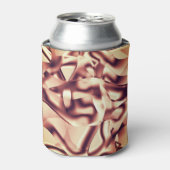 Braun- oder bordeauxrot, beige dosenkühler (Kanne Vorderseite)