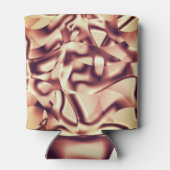 Braun- oder bordeauxrot, beige dosenkühler (Rückseite)