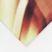 Braun- oder bordeauxrot, beige fleecedecke (Ecke)