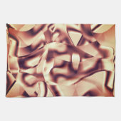 Braun- oder bordeauxrot, beige geschirrtuch (Horizontal)