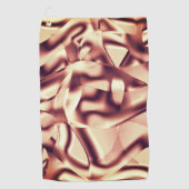 Braun- oder bordeauxrot, beige golfhandtuch (Vorderseite)